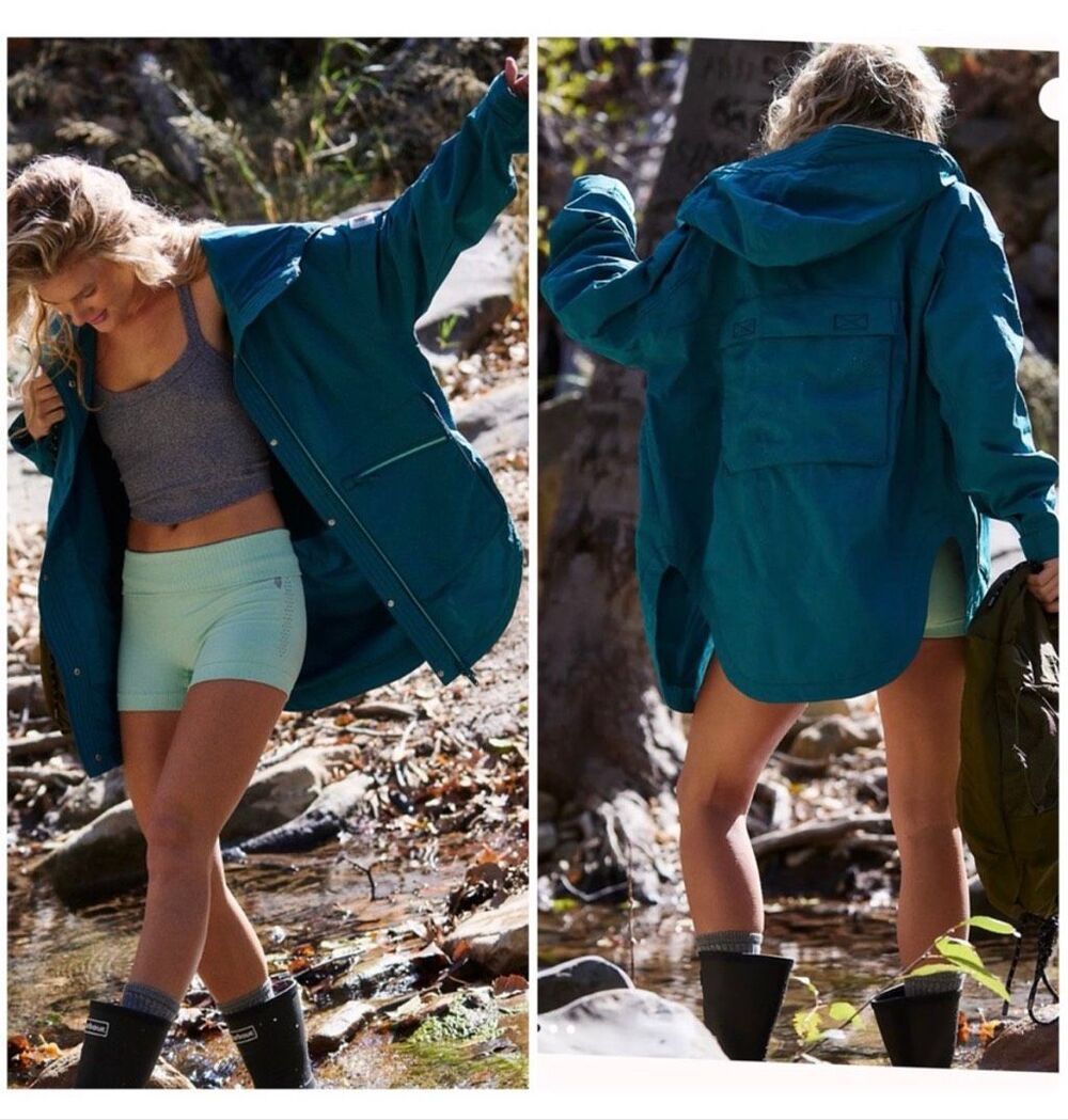 Free People Singin' In The Rain Packable Jacket Medium NWOT